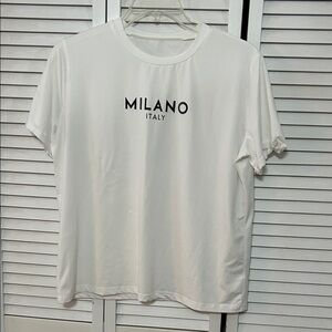 NWOT White Milano Italy T-Shirt
